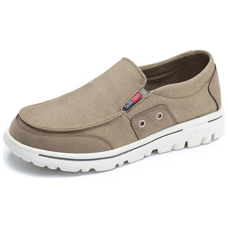 

TAIHEYUAN Мужские повседневные кроссовки низкие черные/хаки, цвет 75286 Khaki