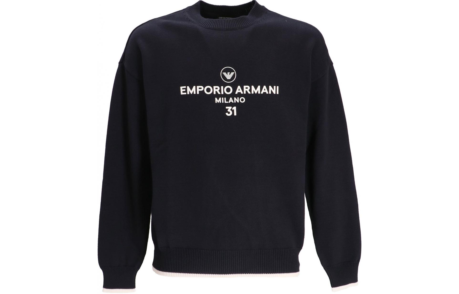 

Свитер мужской морской синий EMPORIO ARMANI