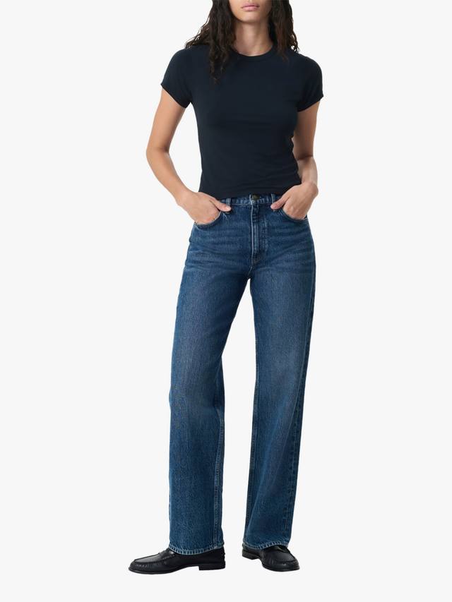 

Ши джинсы расслабленного прямого кроя с высокой талией rag & bone, Adeline