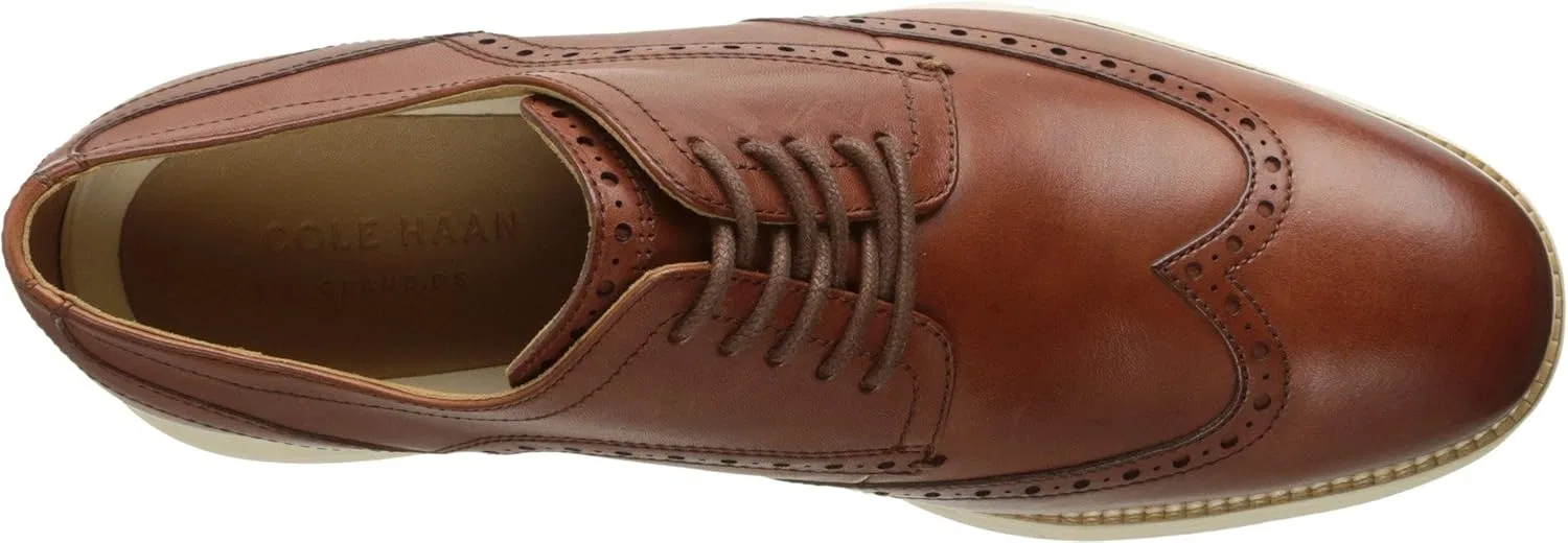 Туфли Cole Haan Original Grand Shor Twing - Original Grand Shor Twing Men, Brown Woodbury Ivory Tan — фото 3