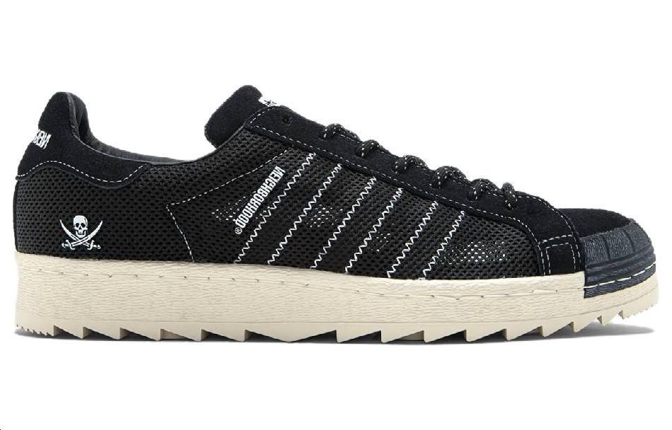 Adidas Originals Adidas Superstar Clot X Neighborhood в черном цвете, цвет Black — фото 3