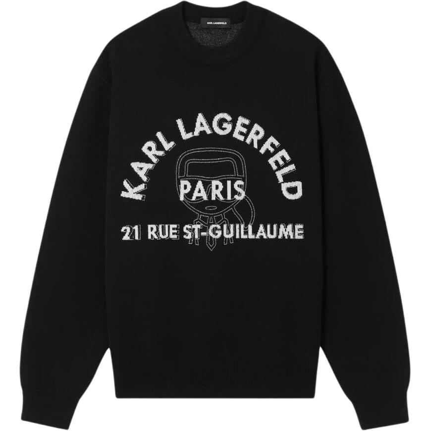 

Карл Лагерфельд кашемировый свитер мужской KARL LAGERFELD / Karl Lagerfeld Jeans, черный