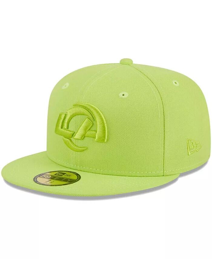 

Мужская неоново-зеленая приталенная шляпа Los Angeles Rams Color Pack Brights 59FIFTY New Era, зеленый