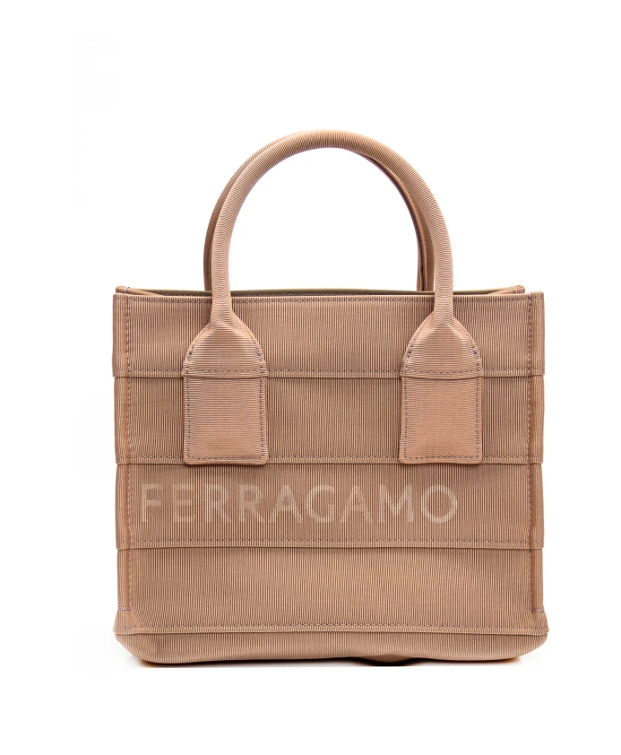 

Пляжная сумка тоут Salvatore Ferragamo, бежевый