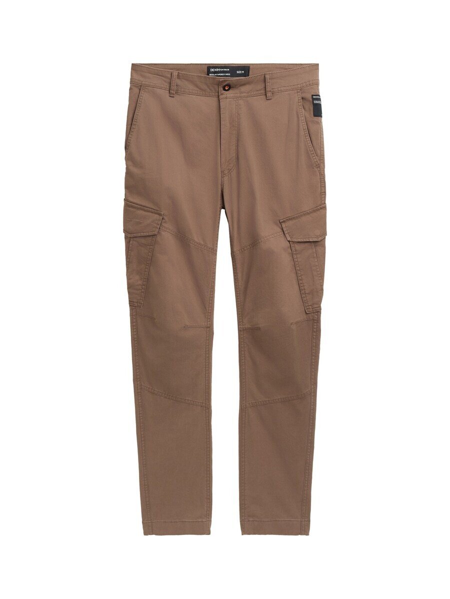 

Брюки-карго TOM TAILOR DENIM Tapered Cargo Pants, коричневый