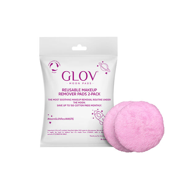 

Многоразовые диски для снятия макияжа, 2 шт./1 упаковка. Glov Moon pads