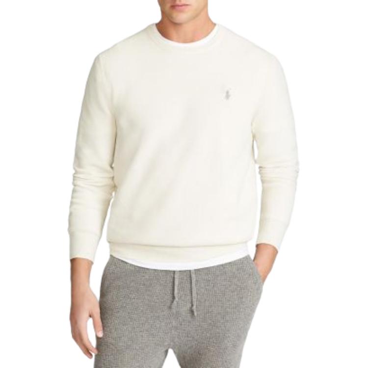 Polo Ralph Lauren SS25 Вязаный свитер мужской бежевый — фото 3