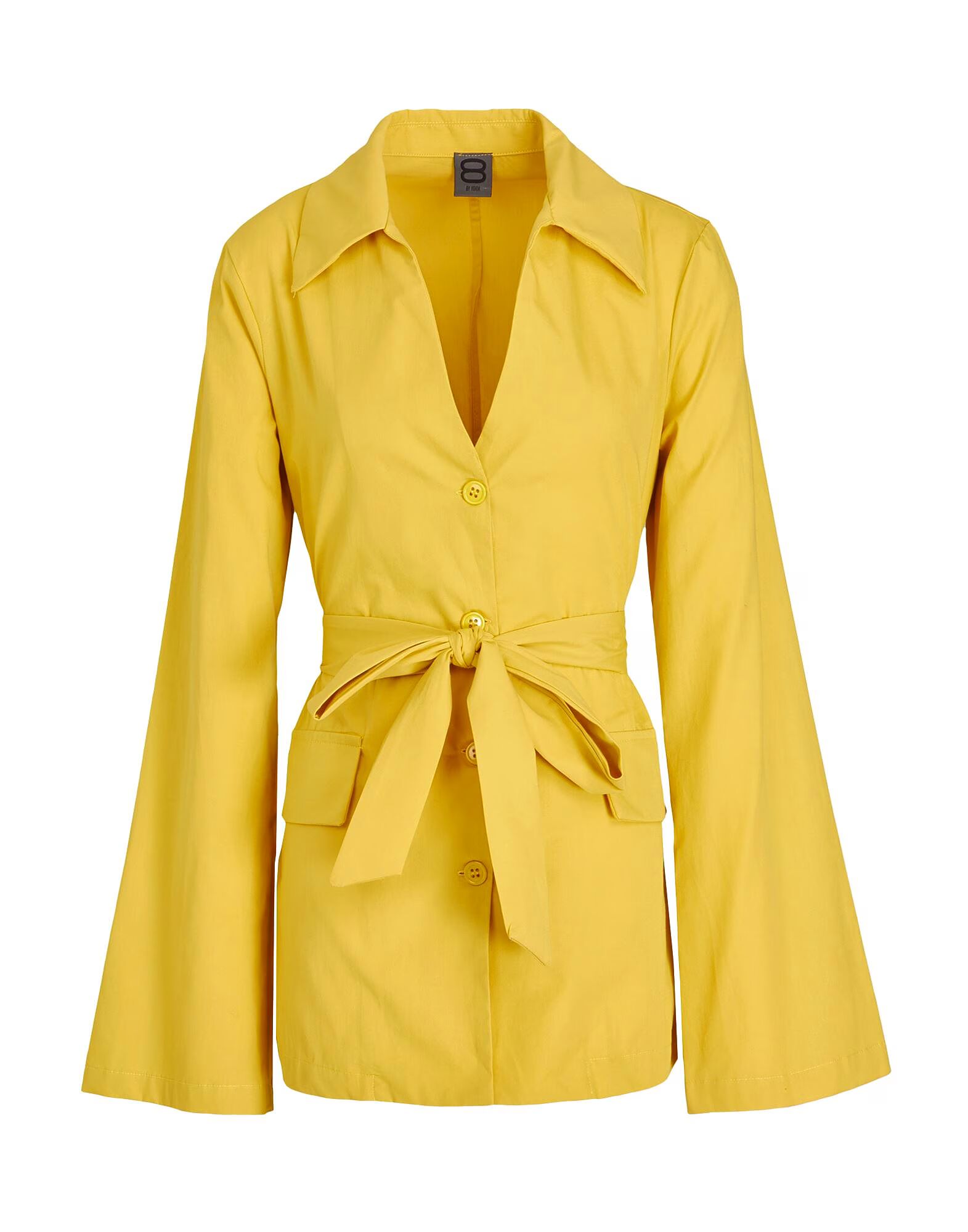 

Рубашка Organic Cotton Belted Chemisier 8 By Yoox, горчичный