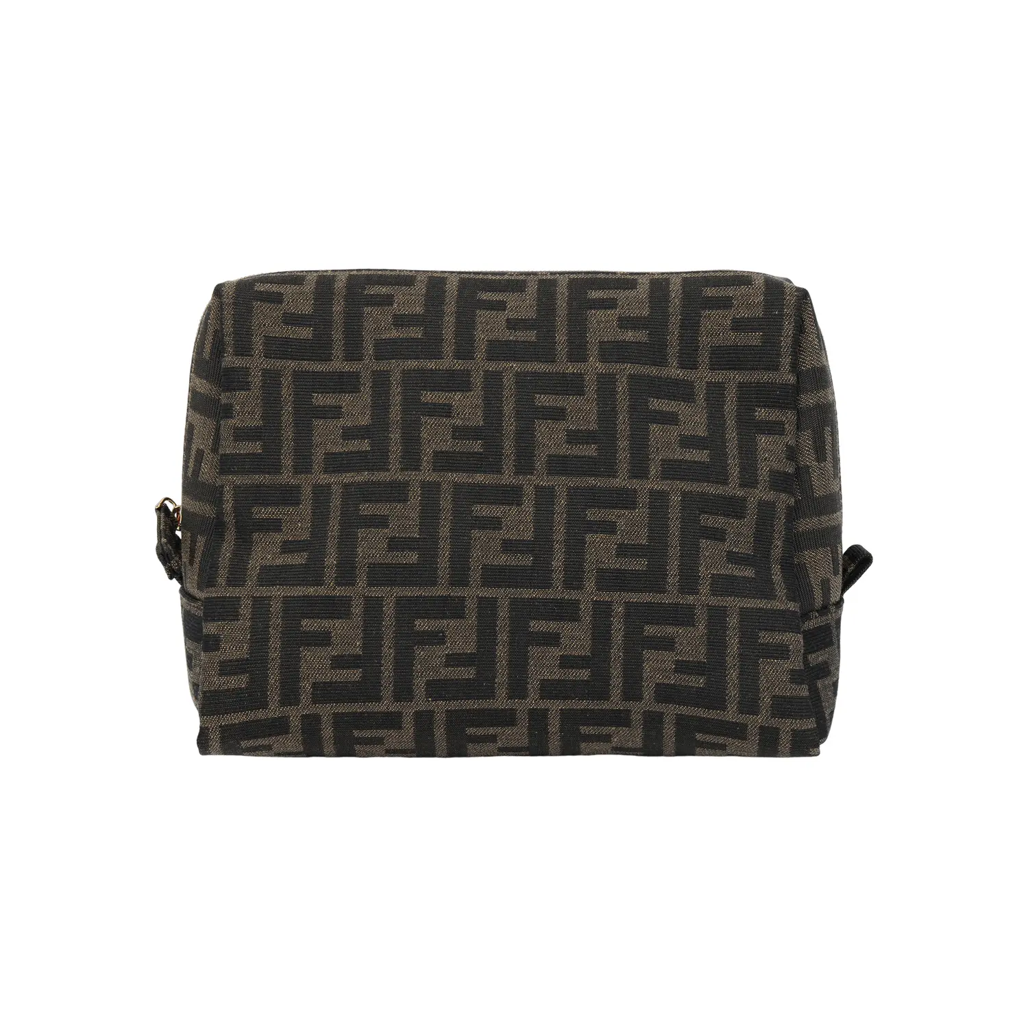 

Fendi Тканевая косметичка, сумка для туалетных принадлежностей, сумка для макияжа, средний размер, женская, зеленая