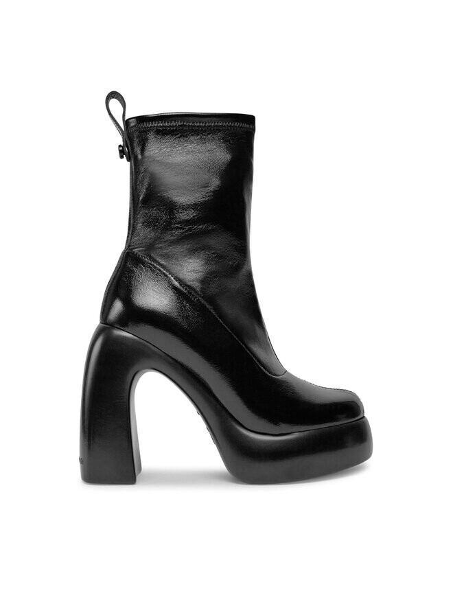 

Ботильоны на блочном каблуке KARL LAGERFELD, черный