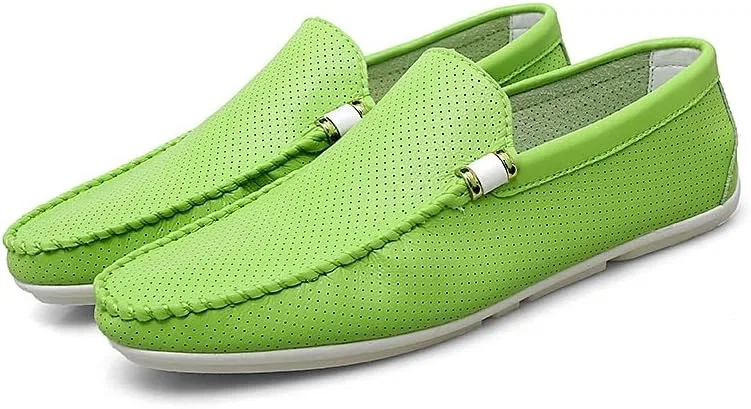 Мужские лоферы из веганской кожи на плоской подошве, Green SayfuR — фото 4