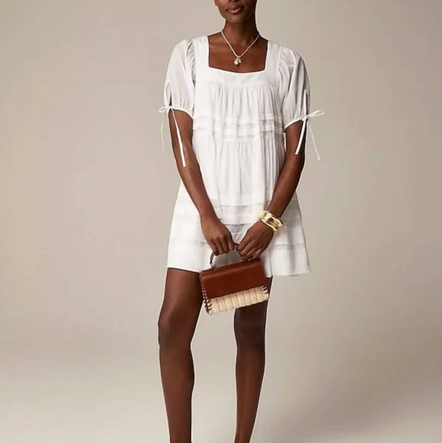 

Мини-платье Calliste Cotton белого цвета J.Crew