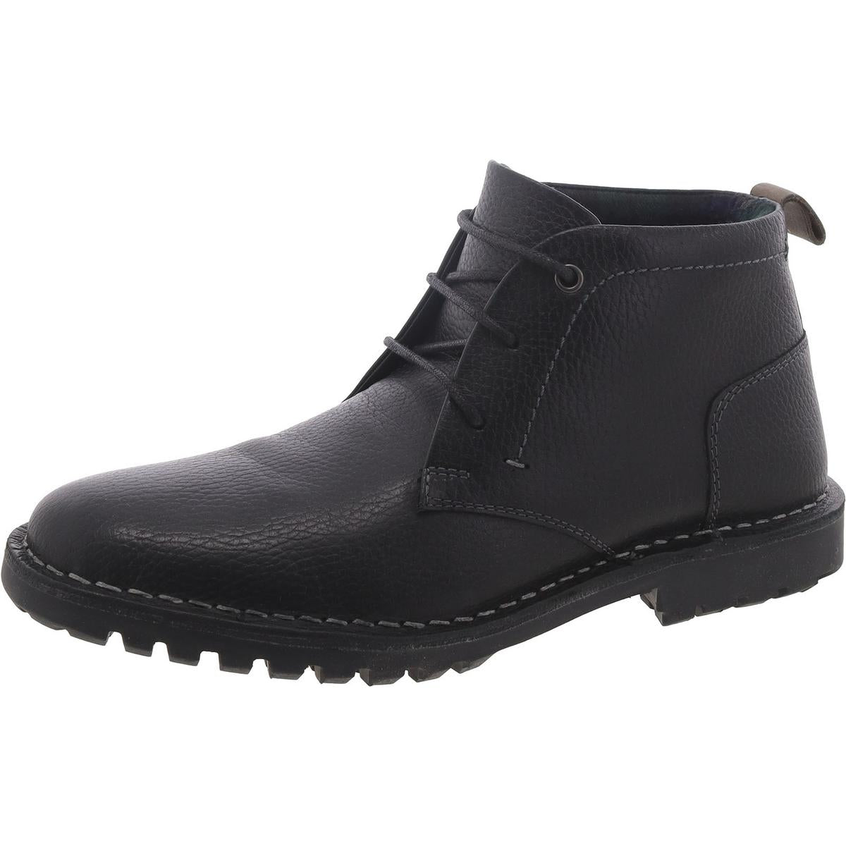 

Мужские кожаные ботинки Harcomb Combat и ботинки на шнуровке Steve Madden, черный