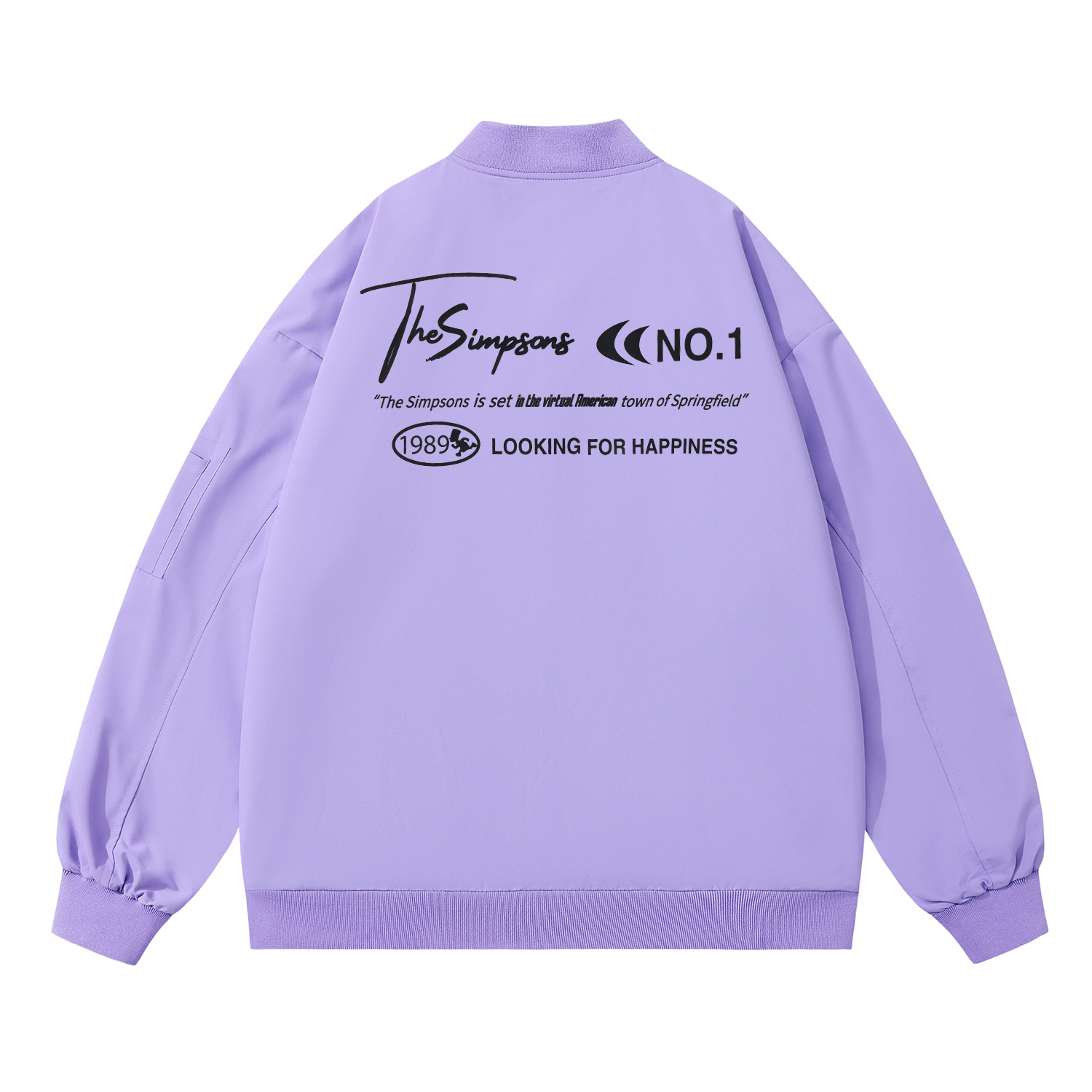 

The Simpsons Куртка Unisex, Purple (Solid Color)