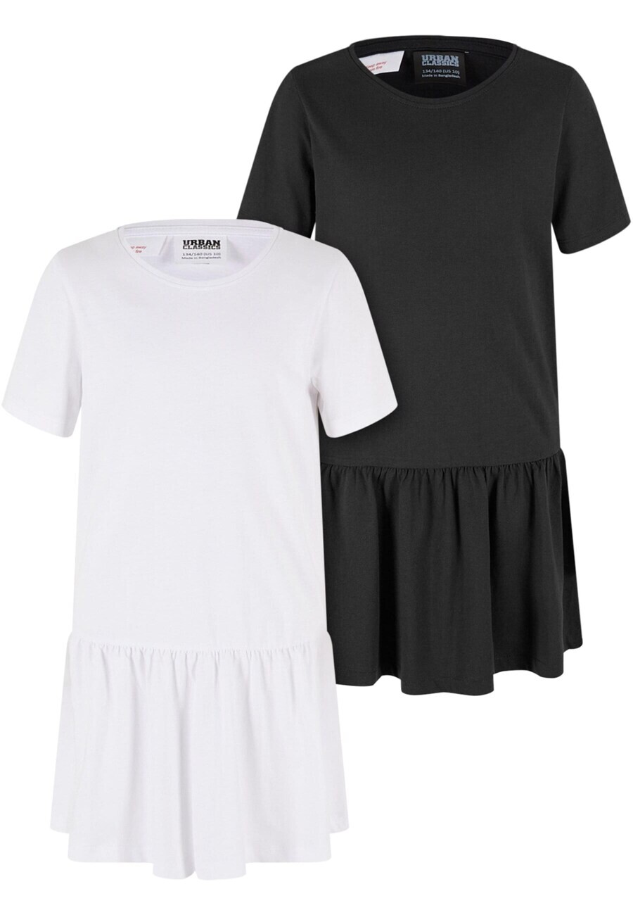 

Платье Urban Classics Dress Valance, черный/белый