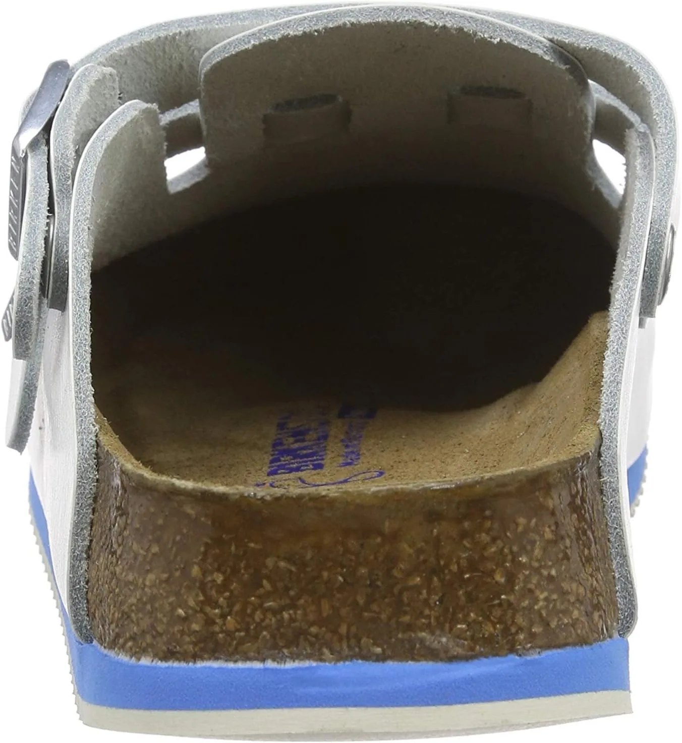 Мужские кожаные сабо Birkenstock Professional Kay с мягкой стелькой, белый — фото 3