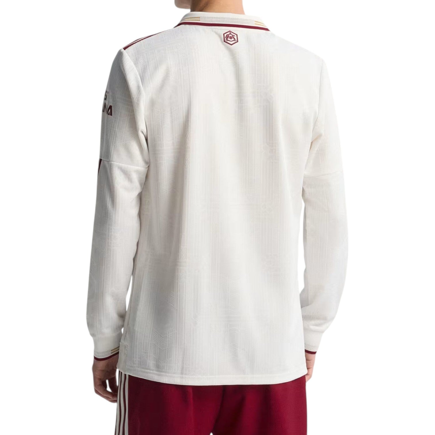 Джерси adidas x Arsenal 25/26 Third Authentic Long Jersey Slim Fit 'Cloud White' — фото 4