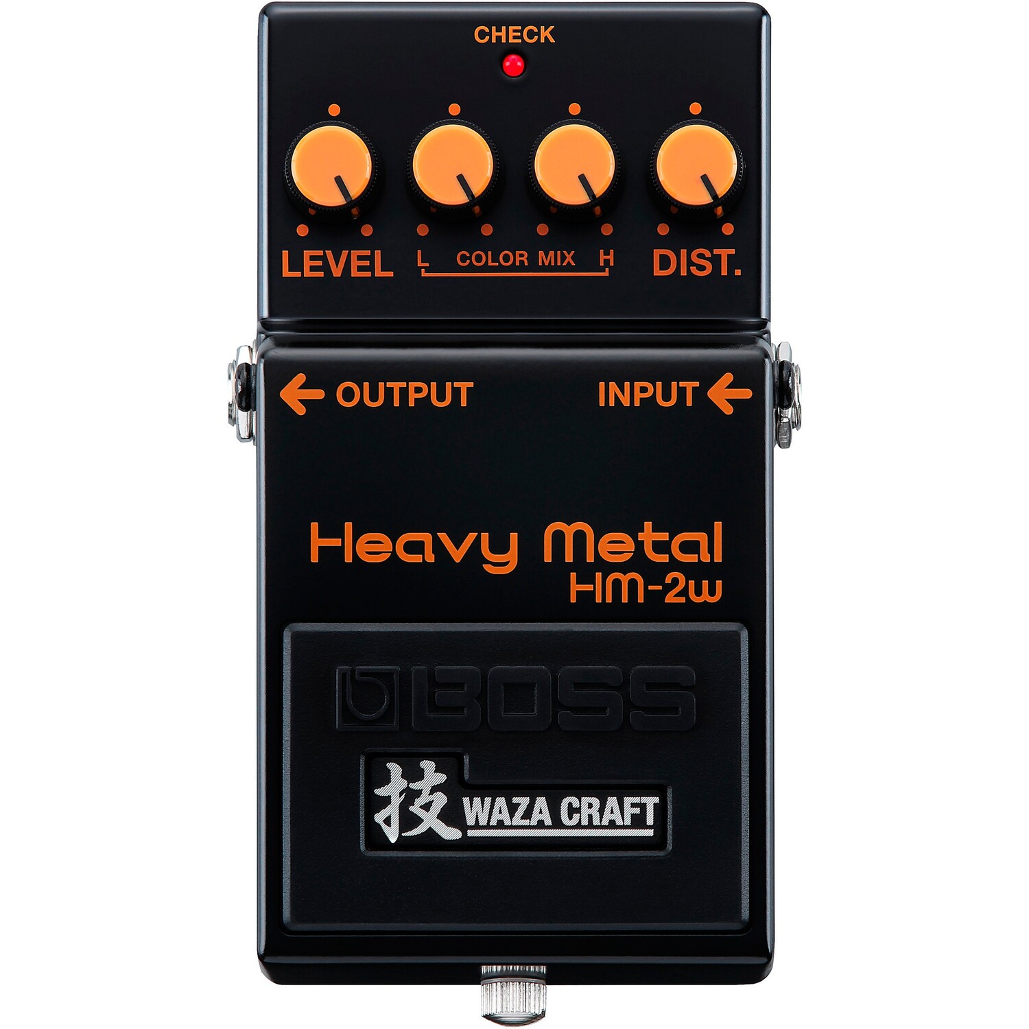 

Педаль эффектов BOSS HM-2W Heavy Metal Waza Craft Distortion, черная