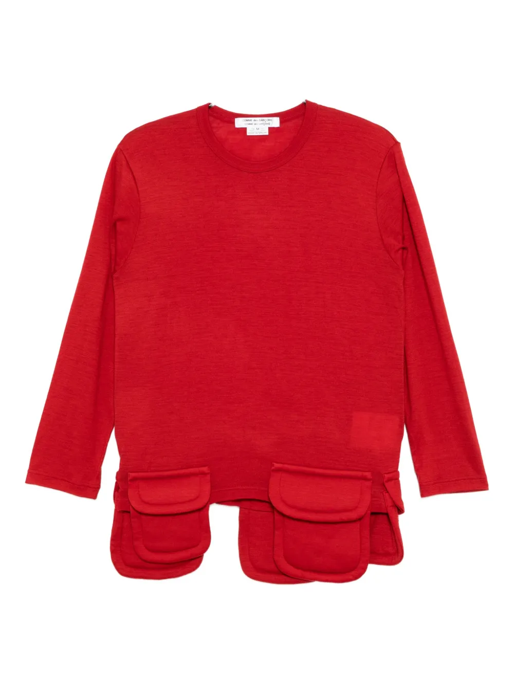 

Шерстяной топ Comme Des Garçons Comme Des Garçons, красный
