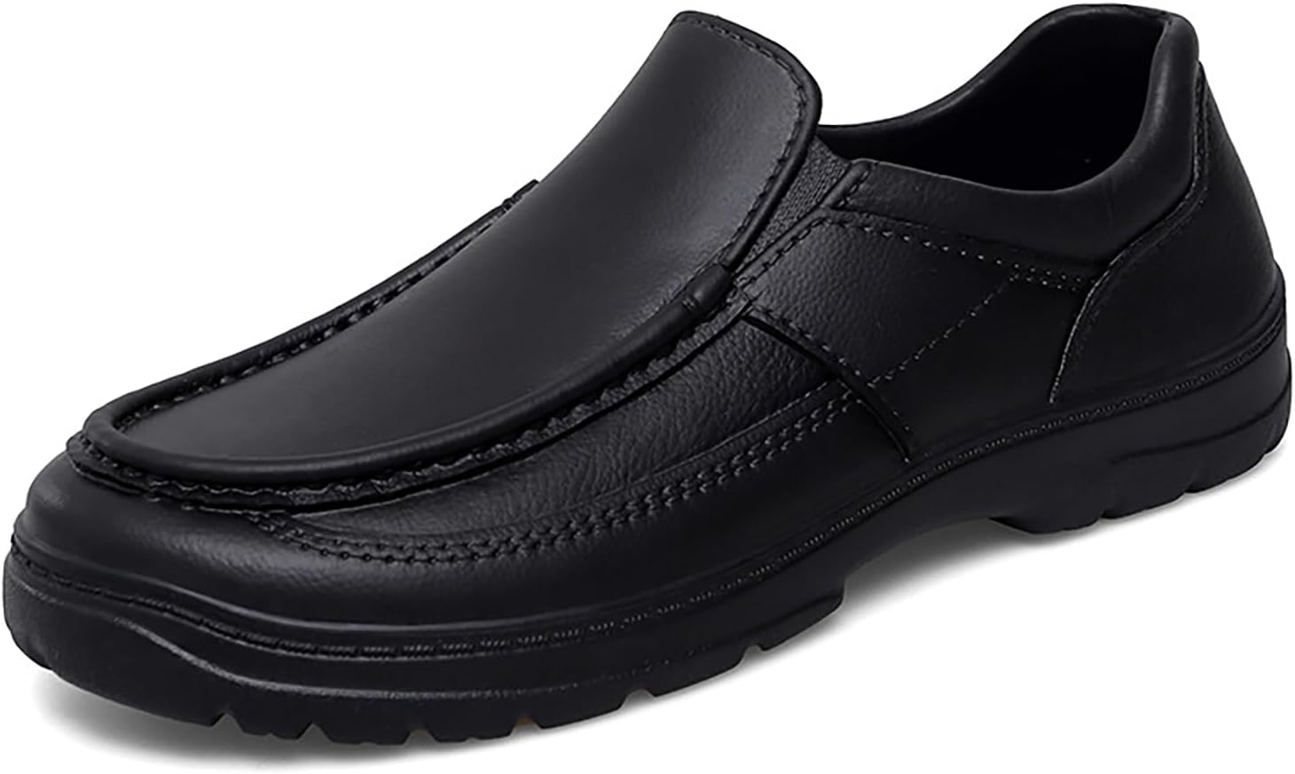 

Мужские кожаные лоферы HDFDB ручной работы с платформой, модные, роскошные, легкие, дышащие, без шнурков, повседневные мокасины, удобные деловые и водительские туфли, черный