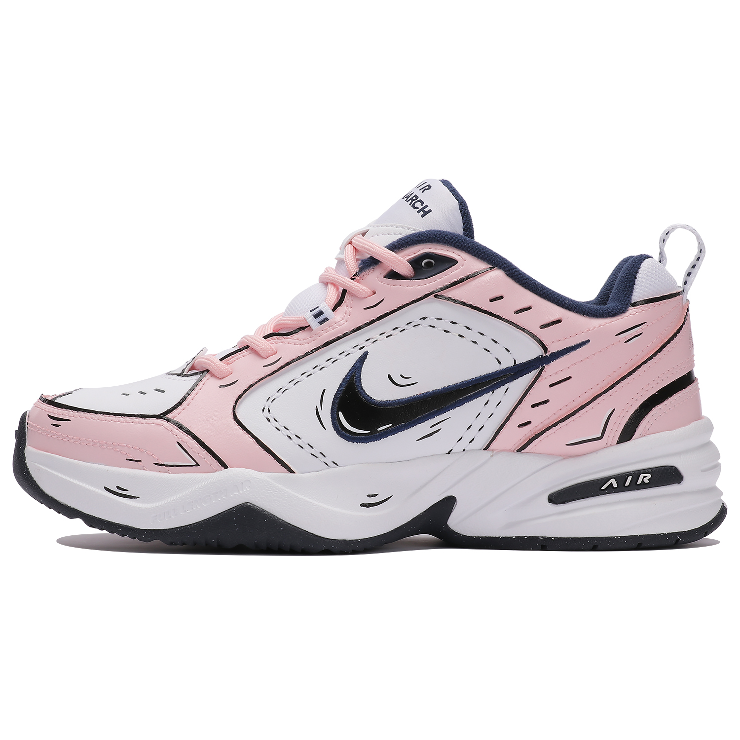 

Массивные кроссовки Nike Air Monarch 4 унисекс, Chalk White