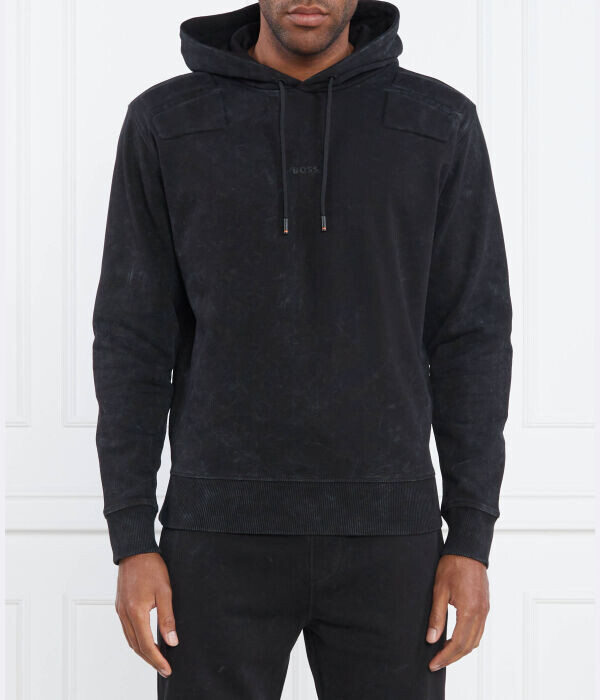 

Толстовка Boss Orange Weozonehood Regular Fit, черный