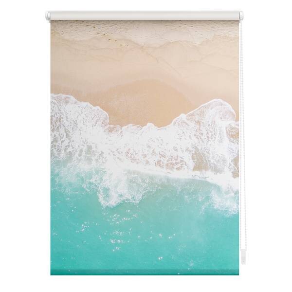 

Рулонные шторы Lichtblick The Beach, 70x150x6 см цвет türkis/beige