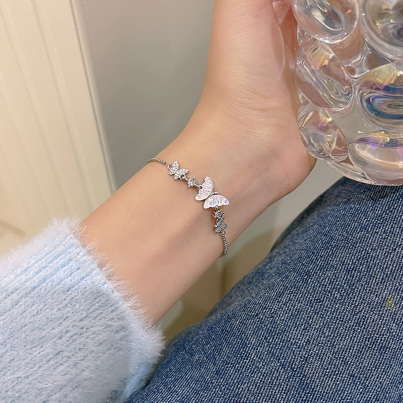 

Титановый стальной браслет для женщин PRP, серебристо-белый