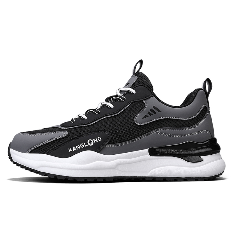 

KANGLONG Дышащие повседневные туфли мужские Graphite Gray, цвет Graphite Gray