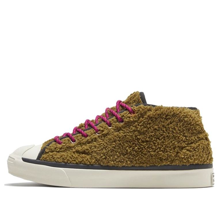

Кеды Converse Jack Purcell Mid 'Retro Sherpa - Dark Moss', зеленый