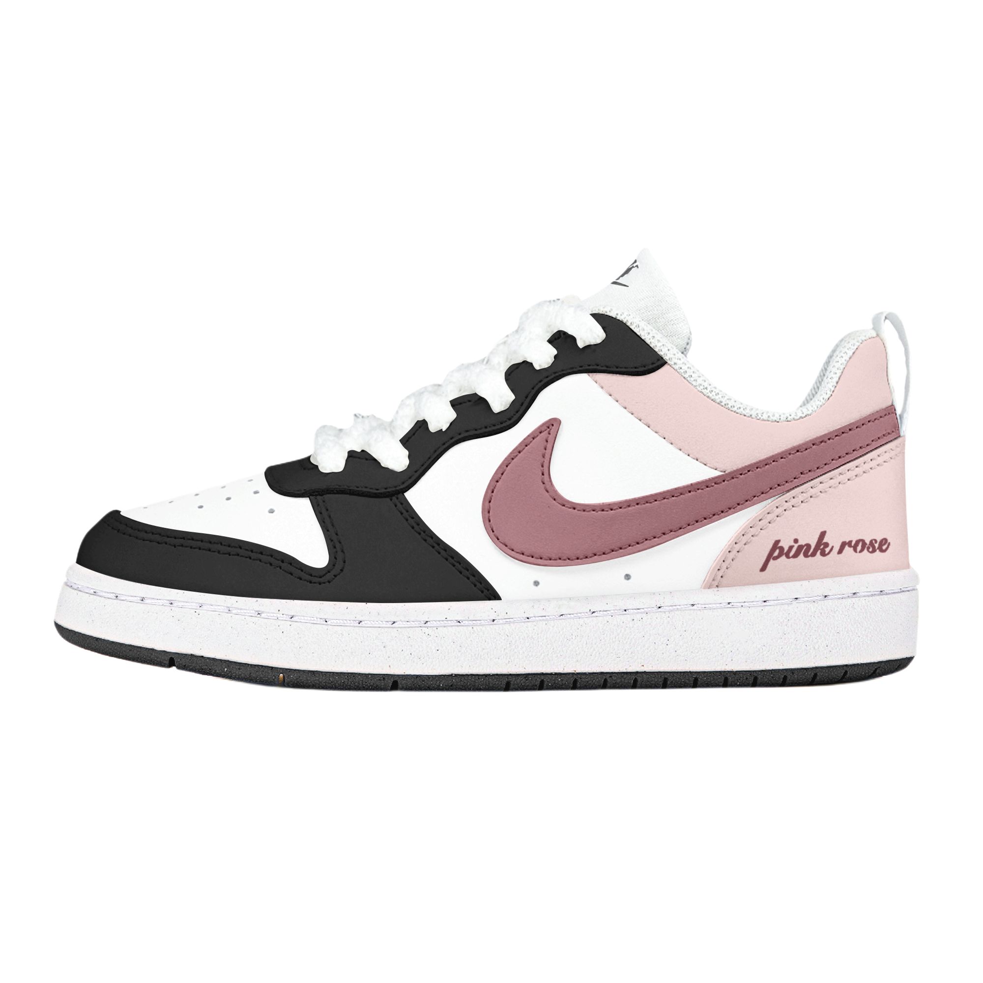 

Nike Кроссовки для скейтбординга Court Borough Si Ba Blackberry Cheese Low Top для детей и подростков