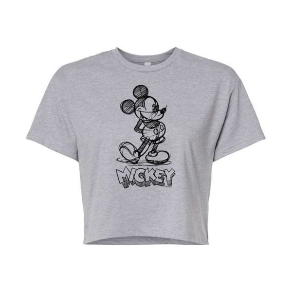 

Футболка с принтом Микки Мауса и друзей для девушек Disney, серый