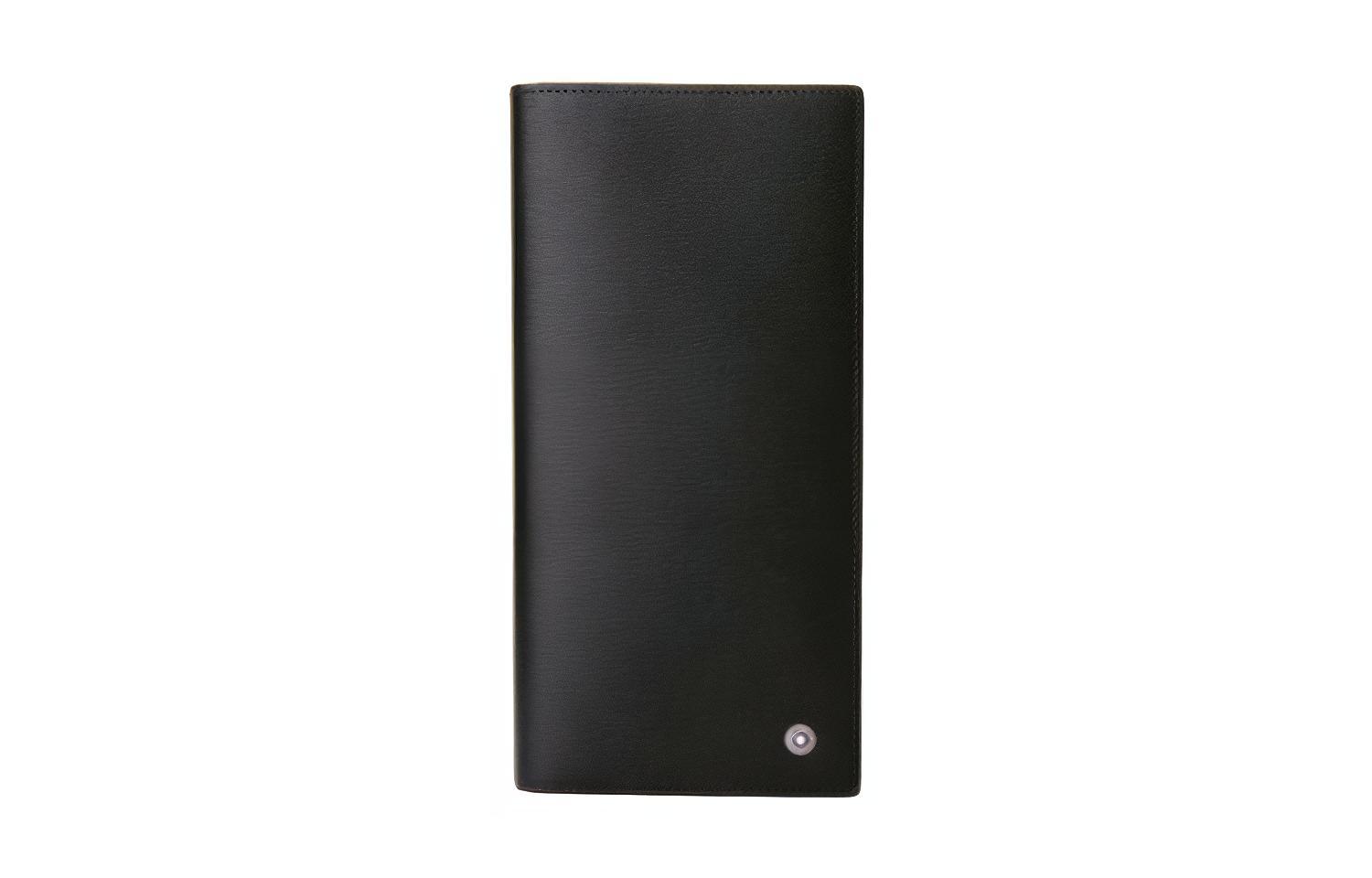 

MONTBLANC Кожаный кошелек Meisterstuck мужской черный