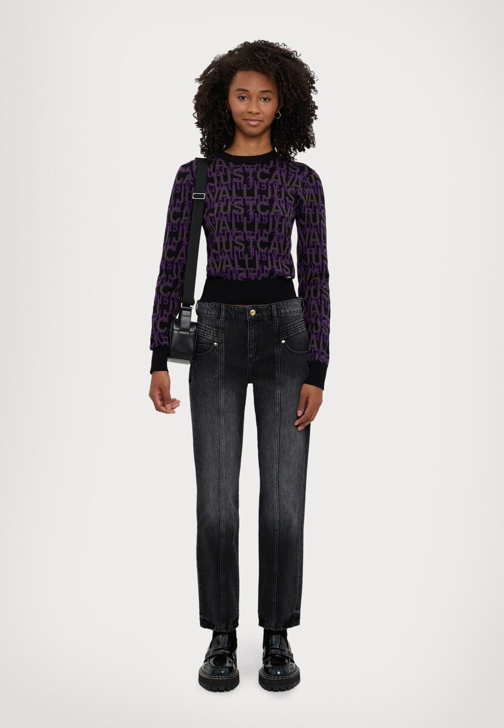 

Джемпер MULTILOGO Just Cavalli, фиолетовый