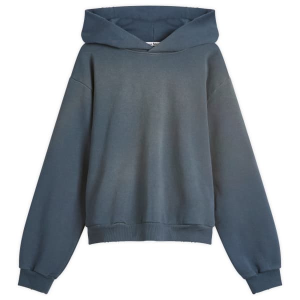 

1996 толстовка с капюшоном и логотипом на спине Acne Studios, синий