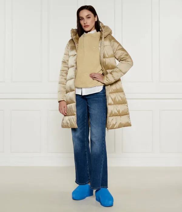 Толстовка Lacoste, loose fit, бежевый — фото 2
