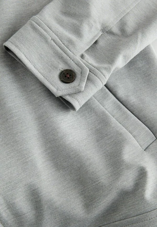 Куртка-Рубашка средней длительности стандартного кроя Next, Light Grey — фото 3