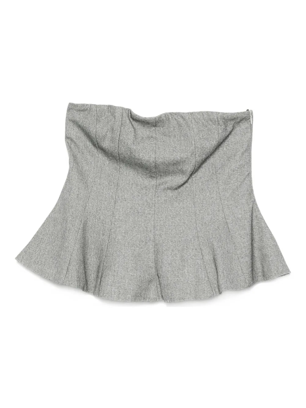 

Расклешенный топ без бретелек Rame, серый