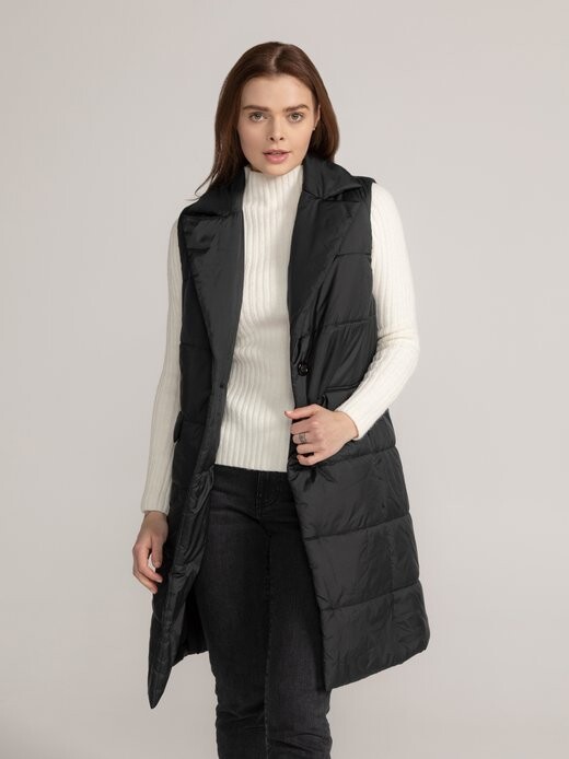 

Стеганый жилет Manisa Fashion, черный