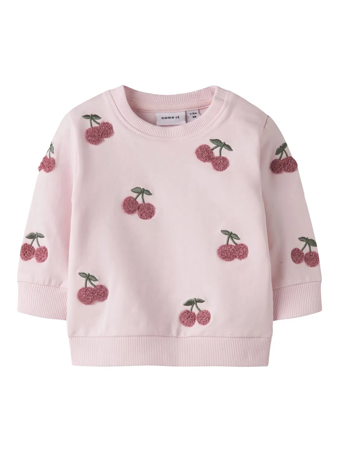 Свитшот с кнопками, Name it, cradle pink