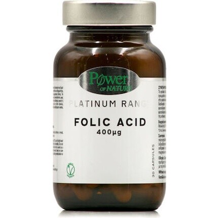 

Платина Фолиевая Кислота 400 мг 30 Капсул Power Health