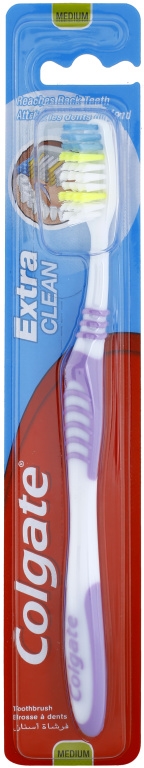

Зубная щетка средней жесткости Extra Clean Colgate, 1 шт