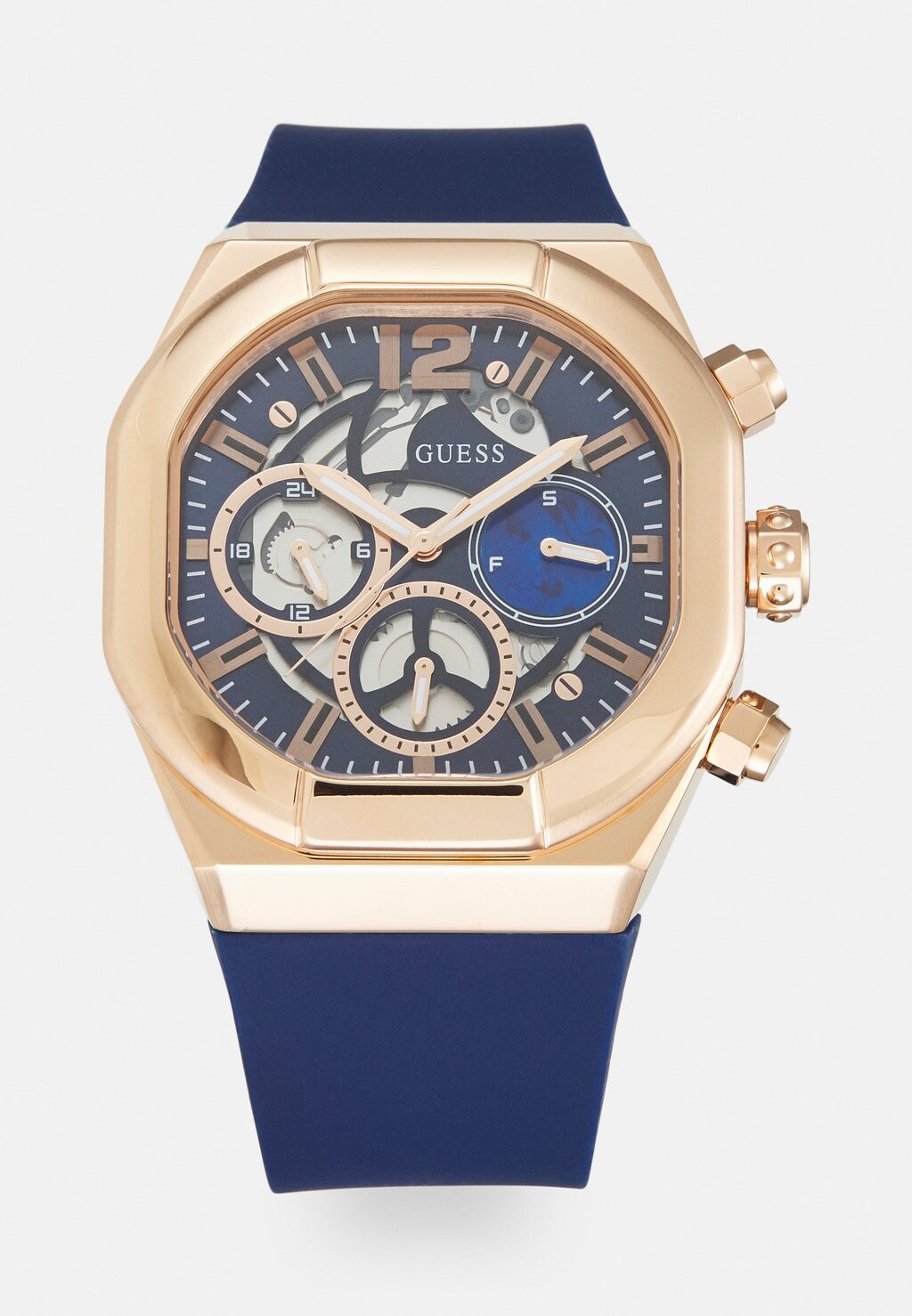 

Часы Clutch Exclusive Guess, цвет rose gold-coloured/blue