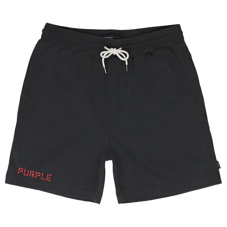 

Шорты PURPLE BRAND French Terry Shorts, Black/Red