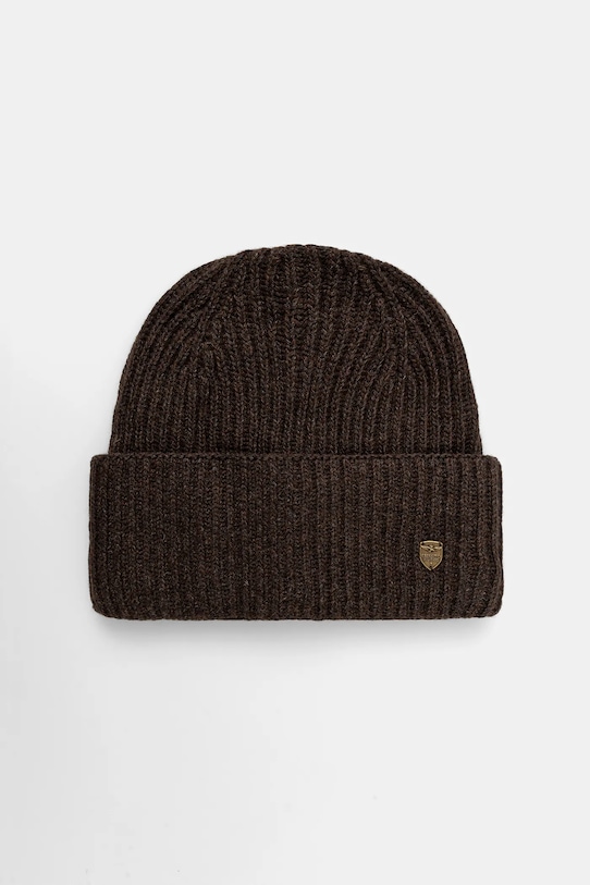 

Шапка из смесовой шерсти Aeronautica Militare, коричневый