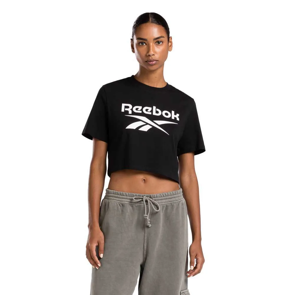 

Футболка Reebok Identity Big Logo Crop, серый
