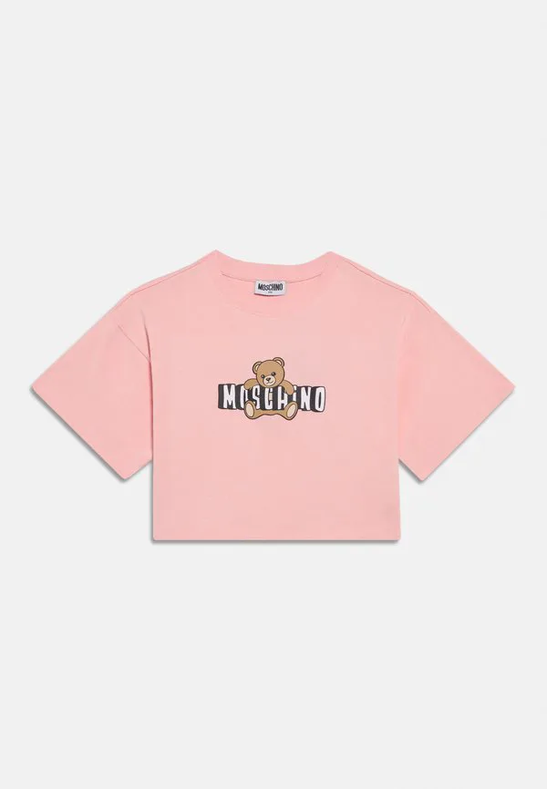 Футболка с дополнительным принтом Moschino, Sugar Rose
