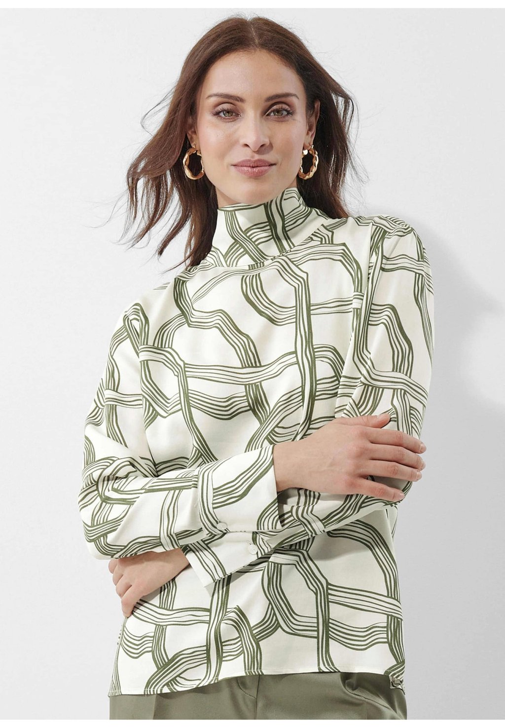 

Блуза Alba Moda, оливковый