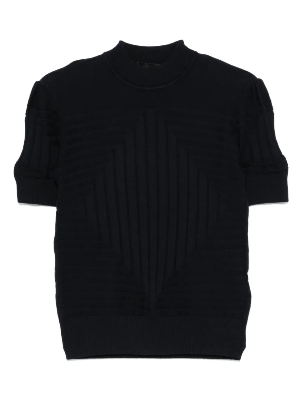 

Футболка в рубчик Emporio Armani, синий