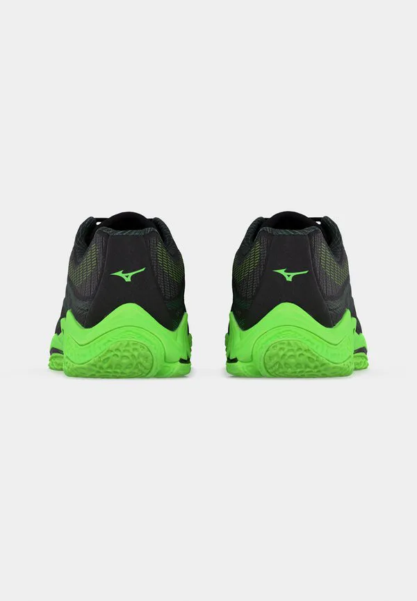 Волейбольные кроссовки wave lightning elite Mizuno, Black/Glowing Apple/Mandarin Orange — фото 4